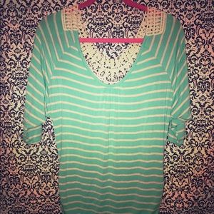 NWOT R21 quarter length top